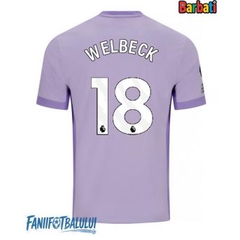 Brighton Danny Welbeck #18 Tricou Fotbal Replică 2025-26 Barbati Deplasare